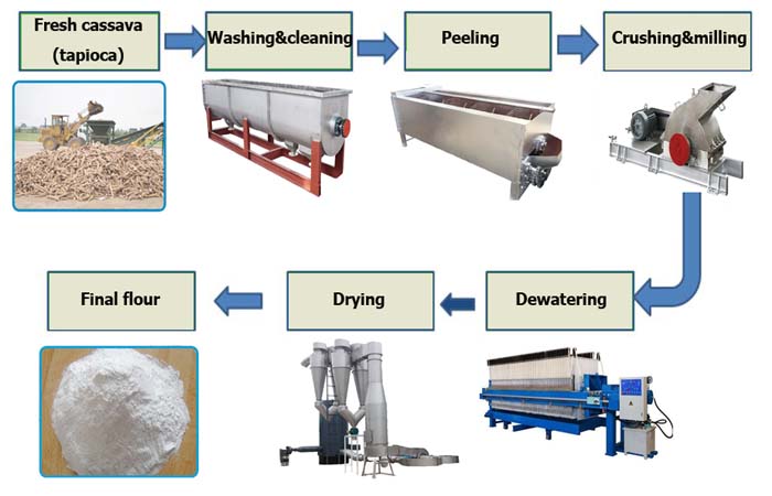 Flow-chart-of-cassava-flour-processing